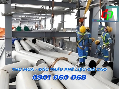 Thu mua phế liệu kho bồn, silo, cấu kiện thép - inox giá cao tại Cao Bằng